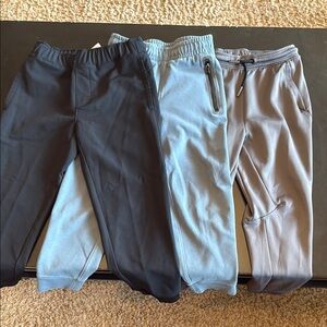 Kids' Multi-Color Jogger Pants Set 3 pairs S(6/7)